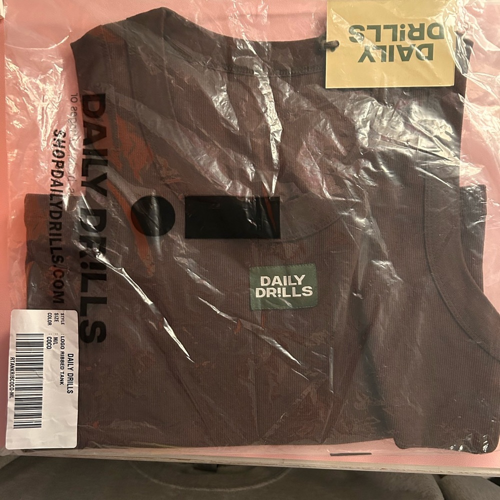Daily Drills Tank Top in Coco NWT